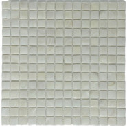 Мозаика Marble Mosaic White Shell Convex ракушка 30.5х30.5 см чип 20х20 мм, белый