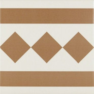 Декор Antigua Beige 002 20x20 матовый керамический