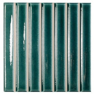 Керамогранит Sb Teal Gloss 11,6x11,6 Wow глянцевый, рельефный (рустикальный) настенный 130054