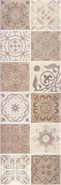 Настенная плитка Mosaico Antique Taupe-ректификат/ белая глина 30x90 матовая керамическая
