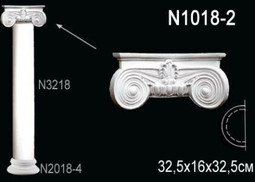 Капитель Полуколонны N1018-2 (2) Перфект полиуретан