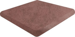 Ступень угловая Esquina Redonda Capri Rojo 33x33 клинкер матовая 905655