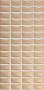 Настенная плитка 3D Bars Bevel Topaz Matt 12.5х25 Wow 3d, матовая, рельефная (структурированная) керамическая УТ-00048733