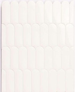 Настенная плитка Fan White 7,2x19,5 Natucer глянцевая керамическая УТ-00026581