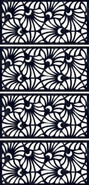 Декор Mira Black Decore 60x120 глянцевый керамогранит