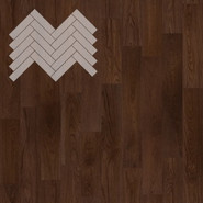 Паркетная доска Lab Arte Английская елка Дуб Рустик Бронза лак 500х125х14/3