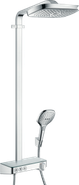 Душевая стойка Hansgrohe Raindance Select E 300 3jet с кнопками управления, хром
