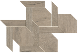 Мозаика Roots Taupe Vintage Mosaico 40,5x48,5 керамогранит матовая, коричневый 36926