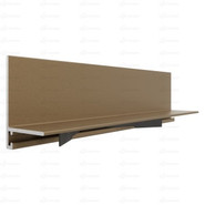 Плинтус напольный Микро плинтус Лайн Ликорн шампань Ликорн 2500х16х6 алюминий окрашенный С-05.25.5