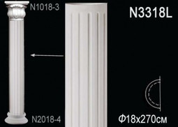 Полуколонна N3318L (2) Перфект полиуретан