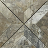 Декор TrapezeDecMixOrIll 29.73х29.73 La Faenza Monoceram керамогранит лаппатированный (полуполированный)