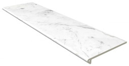 Ступень фронтальная Marble Carrara Blanco Liso 30x120 керамогранит матовая 970180