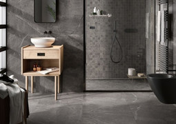 Мозаика Mk.Blsv1530DGRm 15х30 керамогранит матовая, черный