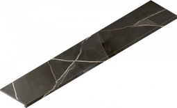 Ступень фронтальная Stellaris Absolut Black Scalino 33x160 Frontale керамогранит матовая Italon 620070002618