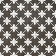 Керамогранит Chic Poole Black 44,5x44,5 Dual Gres матовый напольный DG_CH_DP_BL_DP