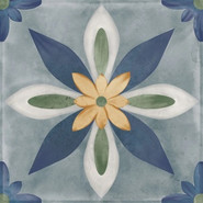 Керамогранит Veranda Belia 15х15 Nanda Tiles антискользящий (grip), матовый, рельефный (рустикальный) универсальная плитка 00000086188