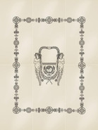 Панно Ad Personam Blason Nero 150x200 Petracer`s матовое керамическое TR BLASON 05