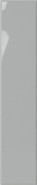 Настенная плитка Plinto Grey Gloss 10.7х54.2 DNA Tiles глянцевая керамическая 78803276