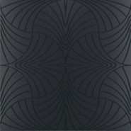 Декор Piuma Nero Su Nero Matt 60x60 Petracer`s Swing керамогранит глазурованный, матовый S PIUMA 20-20