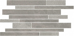 Декор SBM010/SG4584 Ламелла Серый Мозаичный 25x50.2 Kerama Marazzi керамогранит матовый
