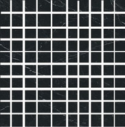 Мозаика I Classici Marquinia Mos.3d Mix 3x3 (750880) 30x30 керамогранит матовая черный