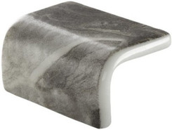 Мозаика Ezarri Corner Tigrato Safe стекло 3х5х2.5 см матовая, антислип чип 50х50 мм, серый