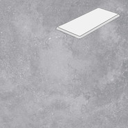 Ступень угловая с фаской R20 Blue 33х90 керамогранит матовая Lifebrick Limestone