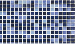 Мозаика Azul - часть 7 2.5x2.5 стекло 31.3х49.5