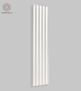 Стеновая декоративная панель LineArt ECO7701W Alpine Walls под покраску 2900х148х13 мм