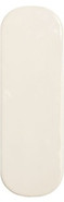 Настенная плитка Calema Oval White Gloss 5.2х16 DNA Tiles глянцевая керамическая 00000086153