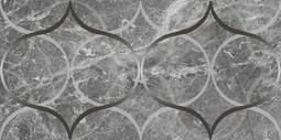 Декор Crystal Resonanse серый 30x60 Laparet глянцевая керамический