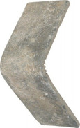 Декор Monopole Esquina Jerica Terra 13,1x15,5, матовый керамогранит
