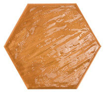 Керамогранит Rain Kaki Hex 19.8х22.8 Prissmacer глянцевый, рельефный (рустикальный) универсальный 78803262