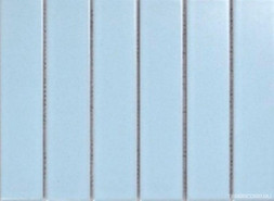 Мозаика Porcelain mosaic Mosaic 4.5x19.5 Y45P803 Голубая матовая керамогранит 19.5х28.8 см чип 45х195 мм