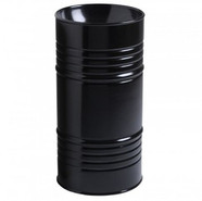 Раковина Kerasan Artwork Barrel 4742K31 отдельностоящая, слив в пол, черный матовый
