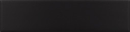 Настенная плитка Costa Nova Black Matt 5x20 Equipe матовая керамическая 28453