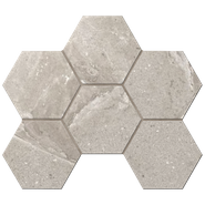 Мозаика Ametis Estima Kailas KA03 Hexagon 25x28.5 непол. (10 мм)