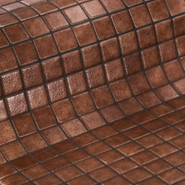 Мозаика Ezarri 2504-А Safe стекло 31.3х49.5 см матовая, антислип чип 25х25 мм, коричневый