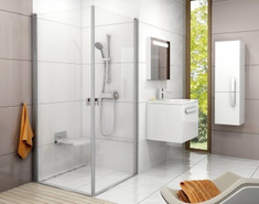 Душевой уголок Ravak Chrome CRV1-100 блестящий+Transparent 1QVA0C01Z1