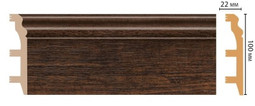 Плинтус напольный D232-966 ДМ Decomaster (100х22х2400 мм) 