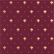 Декор Giglio Oro Su Bordeaux 20x20 Petracer`s Grand Elegance Gold глянцевый керамический GLL03-01