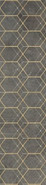 Декор Gres Softcement Graphite Poler Decor Geo 119.7x29.7 Cerrad керамогранит полированный