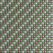Мозаика Diag002  керамика 30х30 см Appiani Texture матовая чип 12х12 мм, зеленый, коричневый, серый