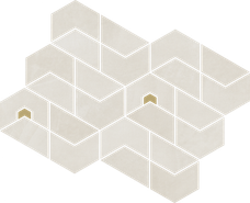 Мозаика Континуум Полар Джуэл керамогранит 31.1х38.2 см матовая, серый 620110000179