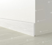 Alpine Floor плинтус SK 13-0 Белый 80х12.5х2200 ламинированный spc