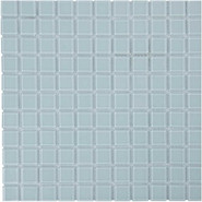 Мозаика стеклянная Aquaviva Сristall Белая LM-NW 30х30 см глянцевая чип 25х25 мм, 016973