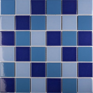 Мозаика 48x48 Blue Mix Glossy (WB52200) 306х306х6 керамическая