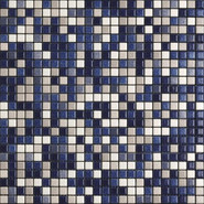 Мозаика Mix Standard Wellness and Pool 08 керамика 30х30 см Appiani матовая чип 12х12 мм, бежевый, белый, серый, синий XWEL 408