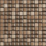 Мозаика Mix Standard Coloniale 2 керамика 30х30 см Appiani матовая чип 25х25 мм, бежевый, коричневый XCOL 702