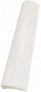 Бордюр Pencil Bullnose Carrara 3x15 глянцевый керамический